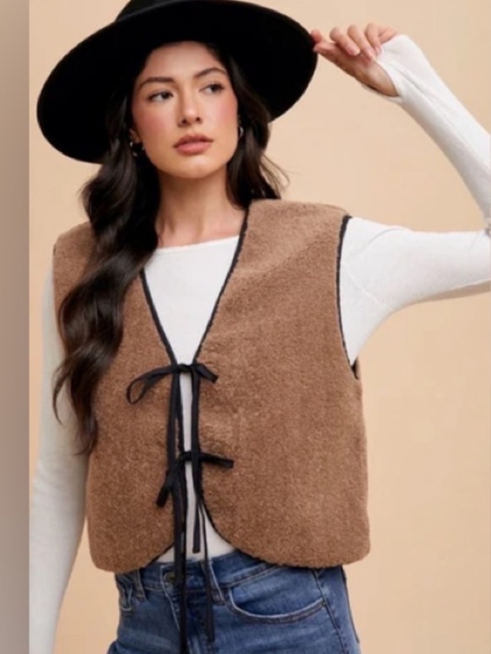 *NEW* Anniewear Double Tie Fleece Vest